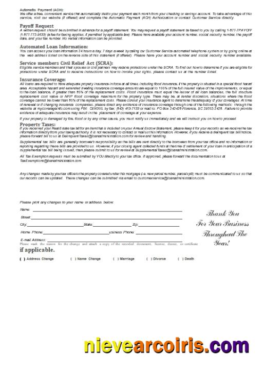 USA Central Loan Administration loan statement, 3 pages 3